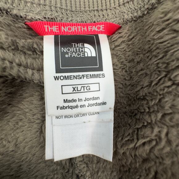 The North Face Osito Deep Pile Brown Cozy Fleece Fuzzy Pants Women’s Size XL - Picture 5 of 8